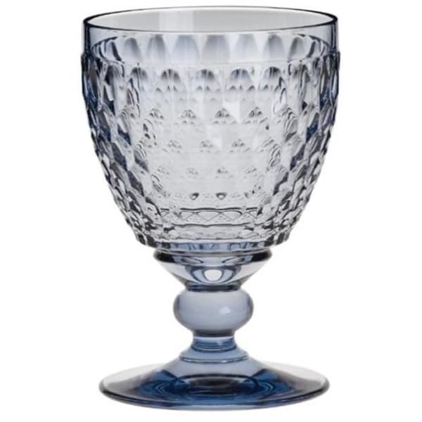 Vattenglas - Villeroy &amp; Boch - Boston - Blått - Platt glas - Tål maskindisk