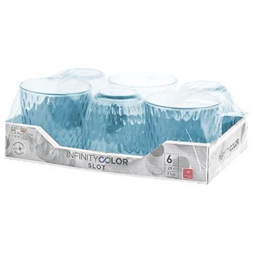 Bormioli Rocco Slot Set med 6 blå glas - 6502