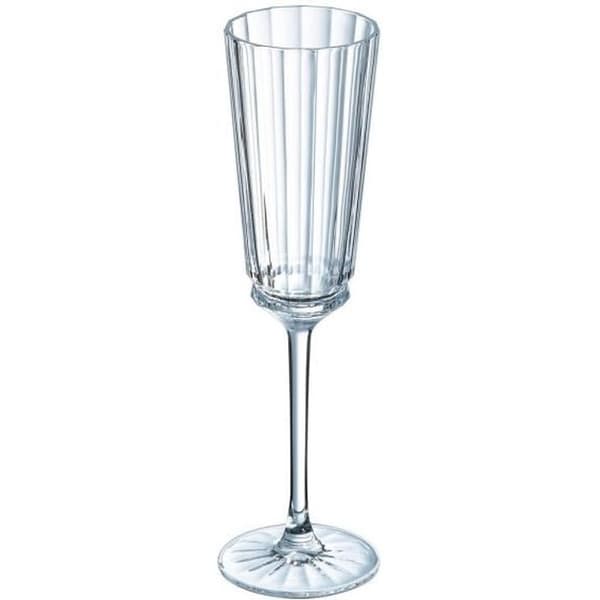 Champagneglas - Cristal d'Arques - Macassar - 17 cl - Kwarx - Set med 6 stycken