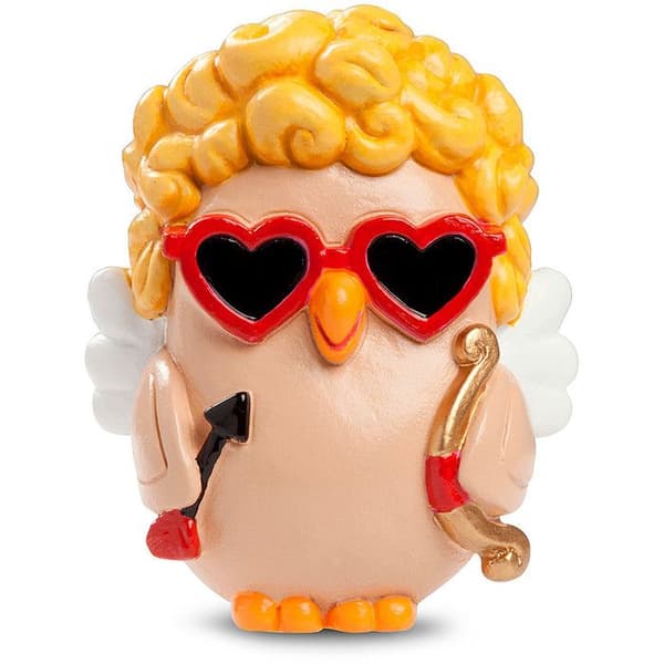 EGAN ITALIA STATUETT GOOFI UGLE CUPIDO 8X10 CM FÖDELSEDAG GÅVOR KOLLEKTION