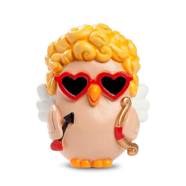 EGAN ITALIA STATUETT GOOFI UGLE CUPIDO 8X10 CM FÖDELSEDAG GÅVOR KOLLEKTION