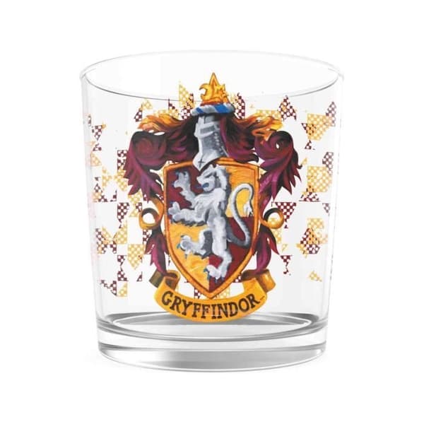 Glas - SD toys - Gryffindor - Röd och guld - Diskmaskinssäker - Platt glas