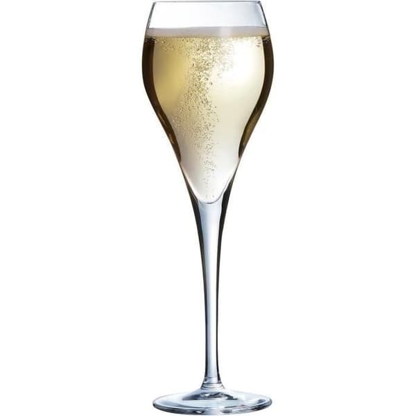 Champagneglas - Arcoroc - Kollektion Brio - 16 cl - 6 stycken - Ultra transparent glas