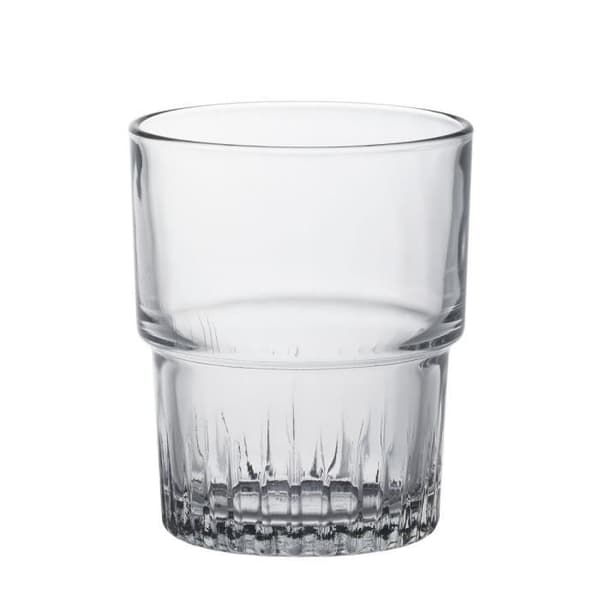 DURALEX Box med 6 stapelbara koppar 16 cl transparent