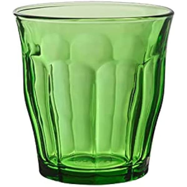 Gröna glasglas 310 ml - DURALEX - Set om 4 - Härdat glas - Stöt- och splittringsbeständigt