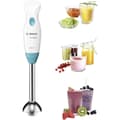 Miniatyrbild 3 av 4: Bosch Haushalt MSM2410DW Stavmixer 400 W med Shaker Vit, Ljusblå