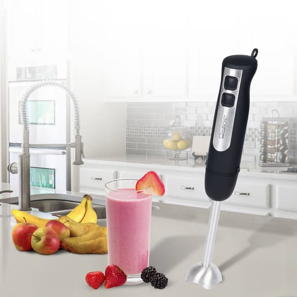 Clatronic SM 3739 Hushållsmixer 800 W Rostfritt stål, Svart