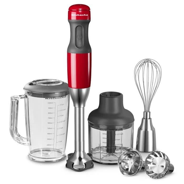 KITCHENAID 5KHB2571EER Håndblender med chopper - rød