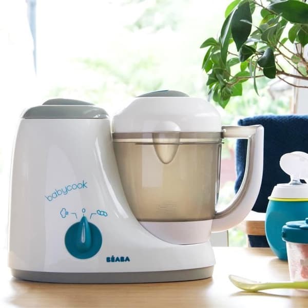 BEABA Babymatprocessor 4 i 1 - Babycook Original grå / blå