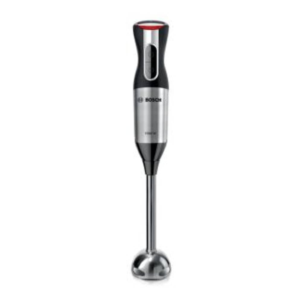 Bosch Haushalt MS6CM6120 Stavmixer 1000 W Turbofunktion, med hackare, med mätglas Rostfritt stål, Svart