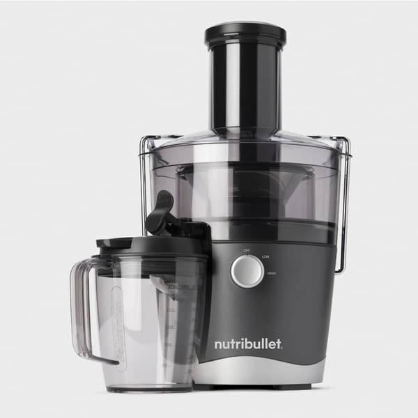 Nutribullet Juicer - 800 ml - 800W - Inkl. Handy Juicekande - Grå