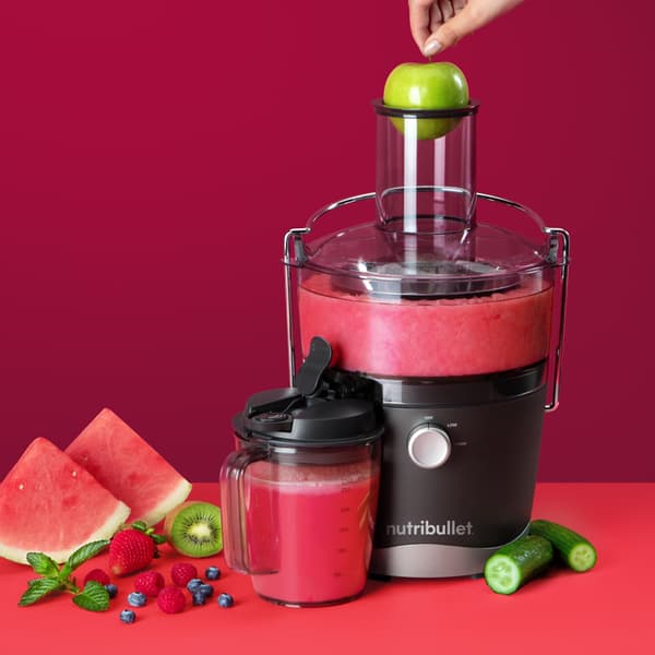 Nutribullet Juicer - 800 ml - 800W - Inkl. Handy Juicekande - Grå