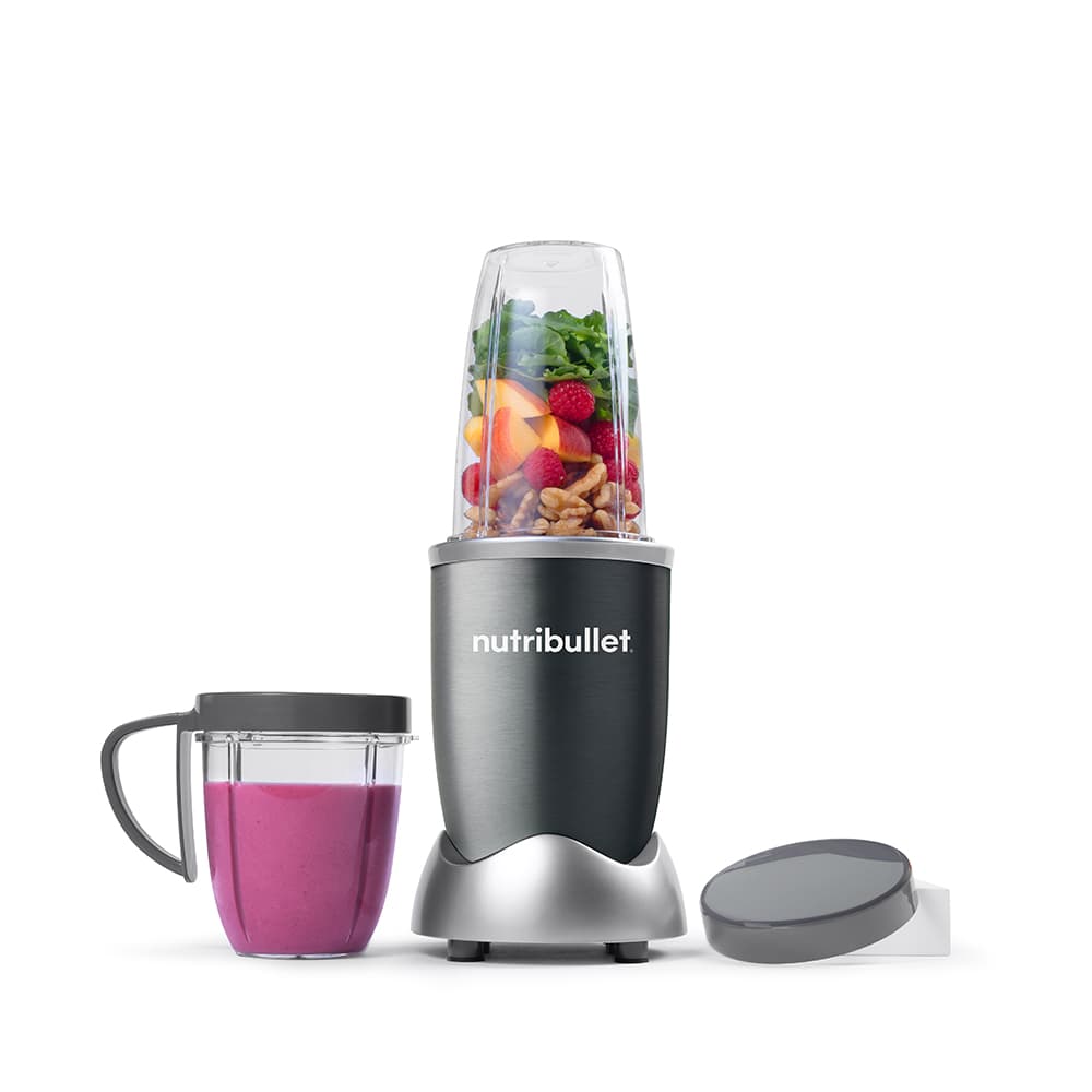 Nutribullet Blender, 600 Watt, 8 delar, Grå