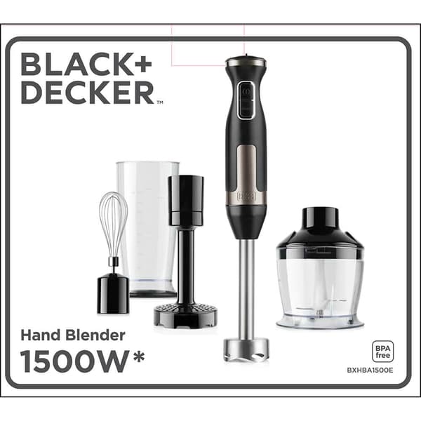 Stavmixer Med Tilbehør 1500W