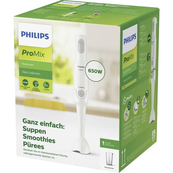 Philips Home HR2531/00 Daily Stavmixer 650 W Vit