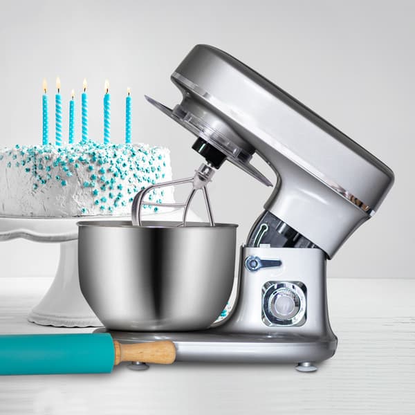 BluMill  Køkkenmaskine -  Foodprocessor 1300W -  Grå titan Stå Mixer