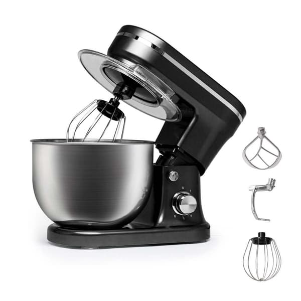BluMill  Køkkenmaskine -  Foodprocessor 1200W -  Sort Matt Stå Mixer.