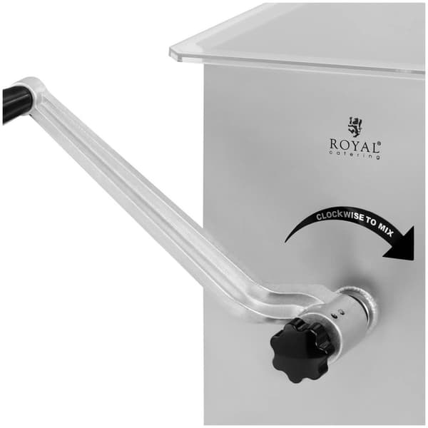 Royal Catering Köttblandare - 16 L - Rostfritt stål - Manuell