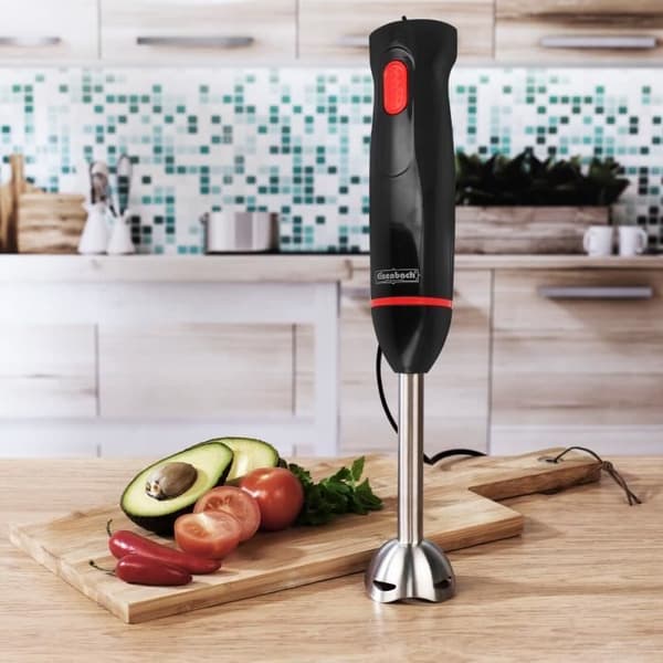 Handmixare - AVIZAR - 300W - Klingen i rostfritt stål - Ergonomisk design - Lätt att rengöra