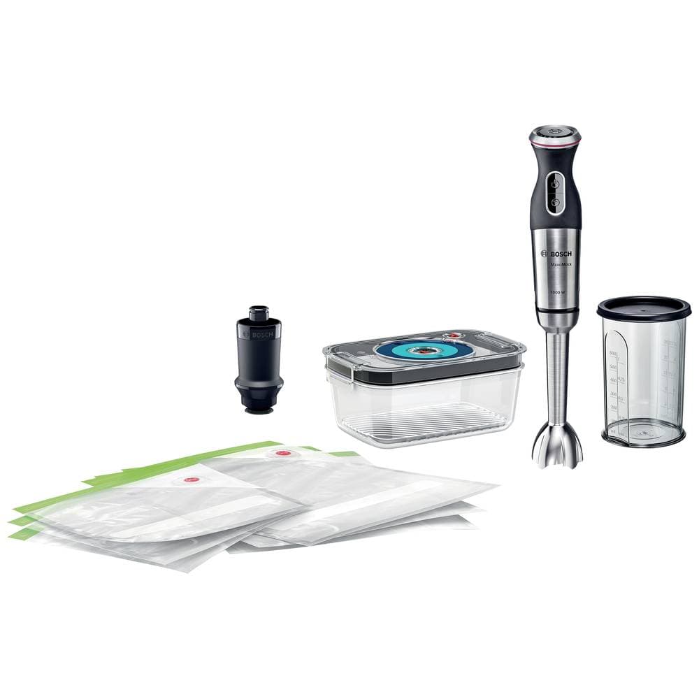 Bosch Haushalt MS8CM61V1 Stavmixer 1000 W Rostfritt stål, Svart