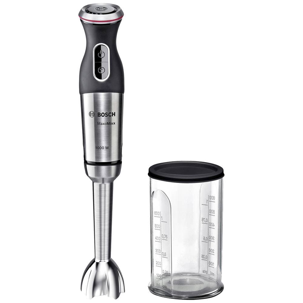 Bosch Haushalt MS8CM6110 Stavmixer 1000 W med Shaker Rostfritt stål, Svart