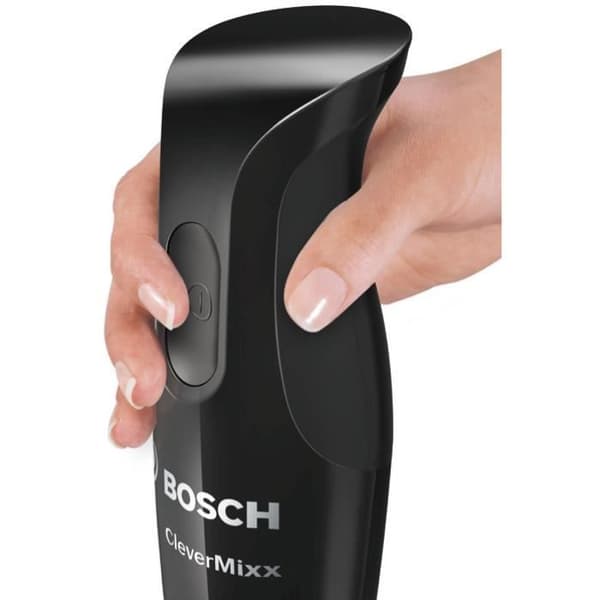 Handmixer - BOSCH - CleverMixx - 600 W - fot i rostfritt stål - mixerskål - minihackare