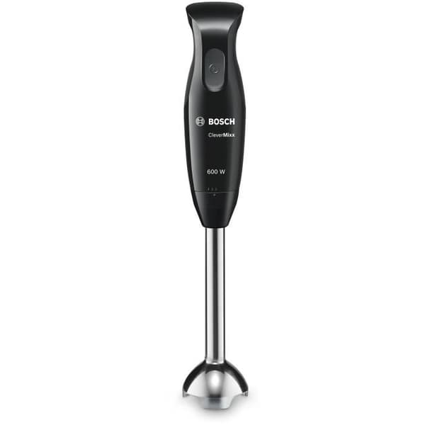 Handmixer - BOSCH - CleverMixx - 600 W - fot i rostfritt stål - mixerskål - minihackare