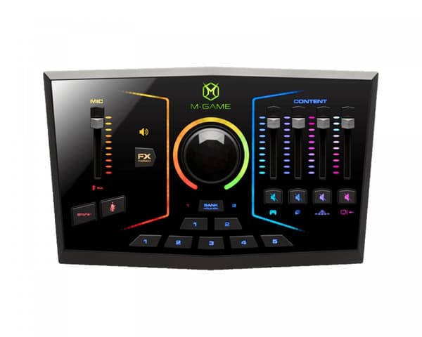 M-Game RGB Dual - Dual USB Audio Interface For Streaming & Content