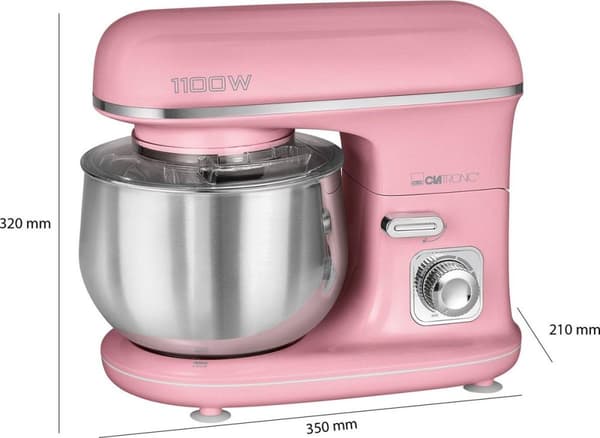 Clatronic KM 3711 foodprocessor 1100 W 5 L Pink