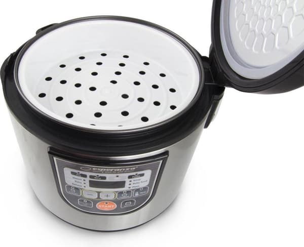 Esperanza EKG011 multikomfur 5 L 860 W Sort, Rustfrit stål