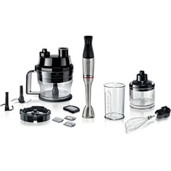 Bosch Haushalt ErgoMaster Serie 6 Stavmixer 1200 W med mätglas, med Shaker, Multifunktion, Visp, BPA-fri Rostfritt stål