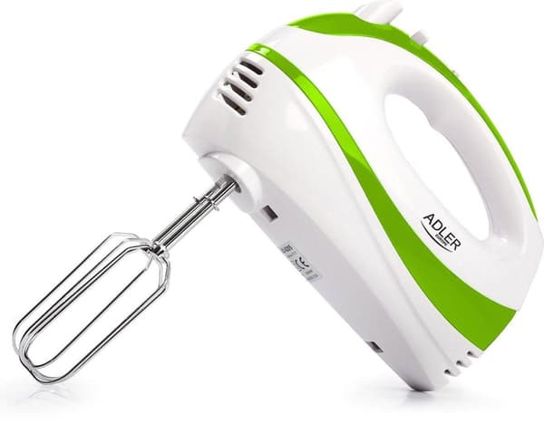 Adler AD 4205G mixer Handmixer 300 W Grön, Vit