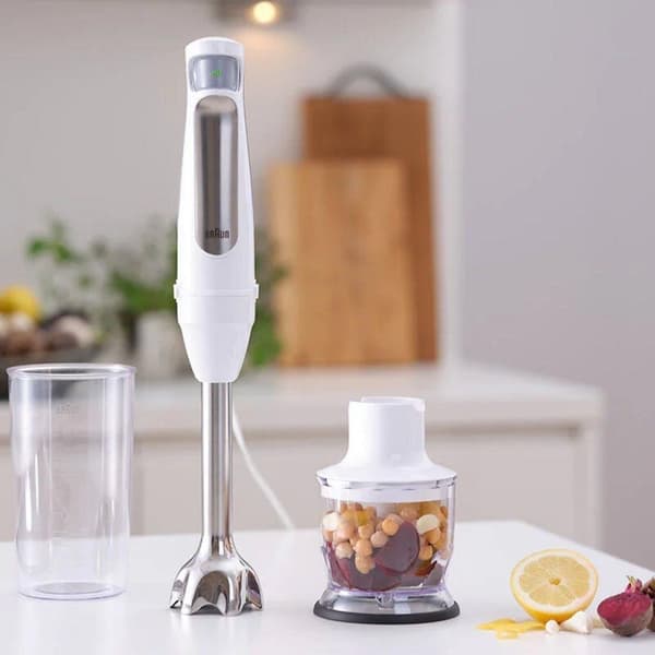 Braun MQ7020 MultiQuick 7 Stavmixer Vit/rostfritt stål