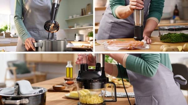 Bosch Serie 6 MSM6M622 blender Madlavningsblender 1000 W Sort, rustfrit stål