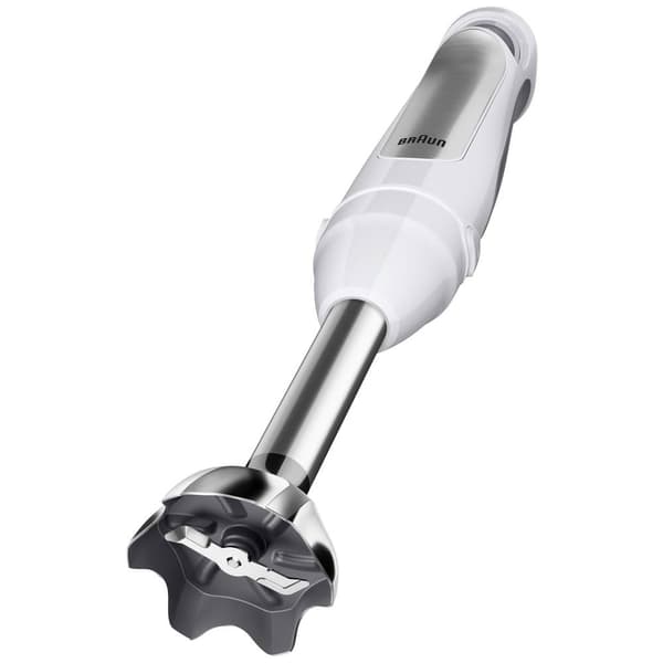Braun MQ7020 WH Stavmixer 1000 W BPA-fri, steglös hastighetsjustering, med Shaker Vit, Silver