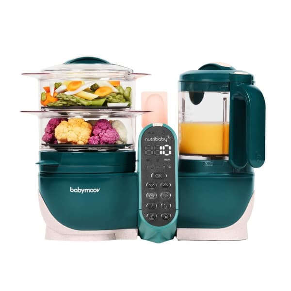 Foodprocessor Babymoov Nutribaby Plus Grøn 2,2 L Sort, Grøn