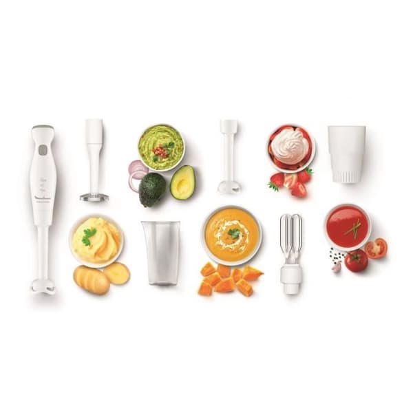 Moulinex ROBOT MARIE 450 W mixerfot + 4 DDG25110 BLENDERFOT TILLBEHÖR