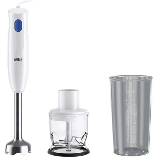 Braun MQ10.201M Stavblender Hvid/rustfrit stål