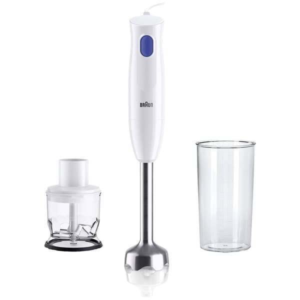 Braun HB101AI-MQ10.201MWH Stavmixer 450 W BPA-fri, med hackare Vit