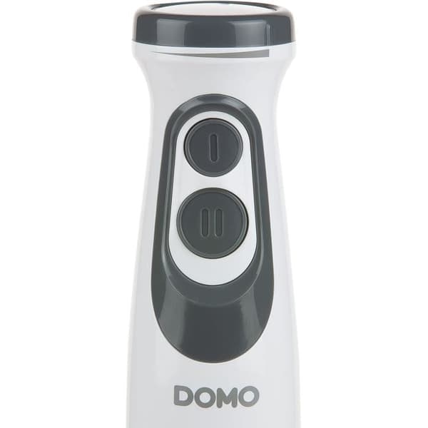 Mixersats - DOMO - DO1089M - 600 W - Variabel hastighet + Turbo - Stavmixer, visp, hackare, graderat glas - Vit