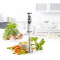 Miniatyrbild 2 av 6: Mixersats - DOMO - DO1089M - 600 W - Variabel hastighet + Turbo - Stavmixer, visp, hackare, graderat glas - Vit