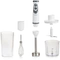 Miniatyrbild 1 av 6: Mixersats - DOMO - DO1089M - 600 W - Variabel hastighet + Turbo - Stavmixer, visp, hackare, graderat glas - Vit