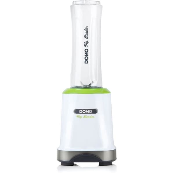 DOMO DO713BL - Blender Slushy - 300W - Mixer och flaska - 600ml glasburk - Felsäker