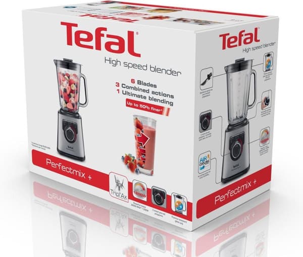 Tefal BL811D blender 1,5 L Bordblender 1200 W Grå