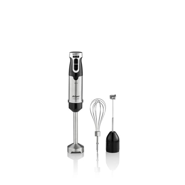 arzum AR1162 Stavmixer 1000 W med mätglas, med Shaker, steglös hastighetsjustering Svart, Rostfritt stål