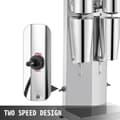 Miniatyrbild 5 av 8: 180W+180W 18000RPM effektiv elektrisk dubbelhuvud milkshakemaskin med 2st 800ml-koppar, 2-hastighetsdesign, lätt att använda