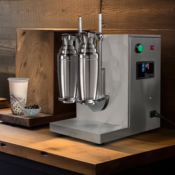 Automatisk Boba Bubble Tea Shaker Machine Elektrisk kommerciel rustfrit stål 400 R/MIN rystemaskine 350ml - 700ml Timer 6 - 120 Sec Drikkemixer