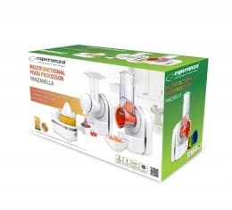 Esperanza EKM027 elektrisk rivejern/spiralizer Plast Hvid