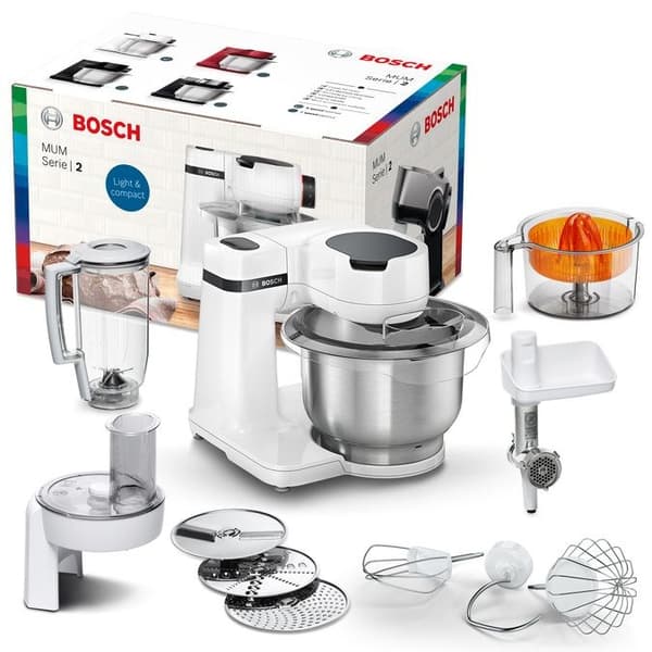 Bosch Serie 2 MUM monitoimikone 700 W 3,8 L Valkoinen