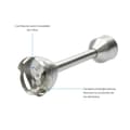 Miniatyrbillede 3 af 7: Tm Electron Håndmixer Tmpba016 1200w Transparent One Size / EU Plug